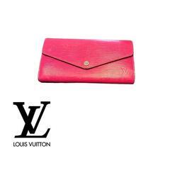 LOUIS VUITTON エピ ポルトフォイユ・サラ フューシャ 長財布