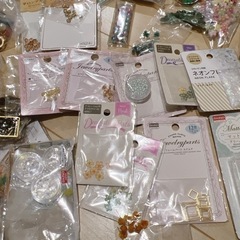 ハンドメイド素材 色々 未使用多数 まとめうり 資材の画像