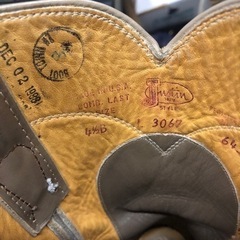 ジャスティン　ウエスタンブーツ　21.5〜22センチ　の画像
