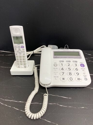 【REGASTOCK川崎店】SHARP シャープ デジタルコードレス 電話機+子機 セット JD-V36CL JD-KS110 固定電話 動作確認済み 初期化済み