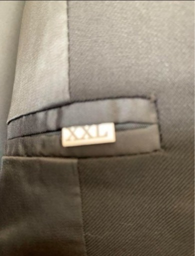 卒業式、謝恩会、結婚式、パーティーにタキシード 上下セット ブラック XXL(3L) サイ