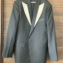 卒業式、謝恩会、結婚式、パーティーにタキシード 上下セット ブラ...