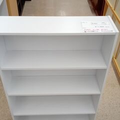 ★ジモティ割あり★ コーナン商事 本棚 白 H87.5×D17×...