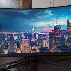 31.5インチ湾曲ゲーミングモニタPS5やゲーミングPCに