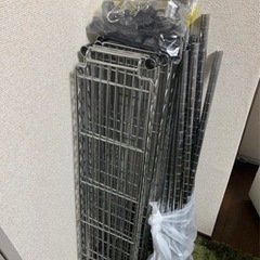ルミナス　突っ張りスチールラック/スチールシェルフ
の画像