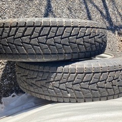 ジムニースチールホイール　タイヤはバリ山ですが古いので交換前提の画像