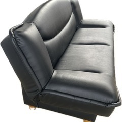 ソファベッド　インテリア　ブラック　の画像