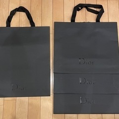 DIOR HOMME ショッパー　紙袋セット　#ディオール