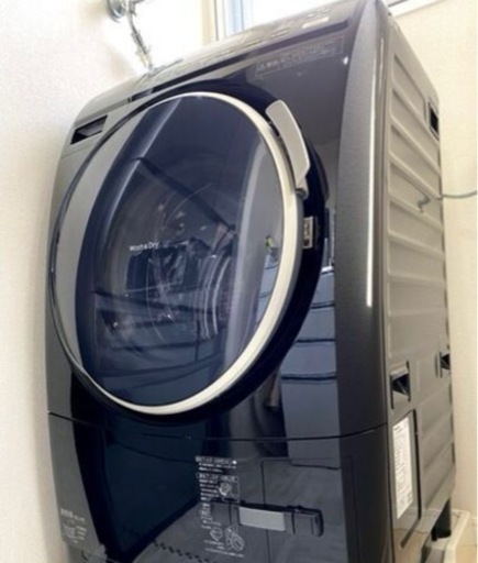 【木曜まで⚠️美品・希少】Panasonicドラム型洗濯乾燥機 ブラック 洗濯・脱水6.0kg 乾燥3kg パナソニック