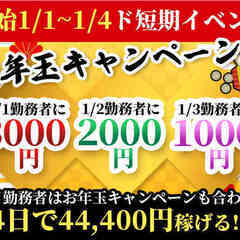 【お年玉手当付☆】大型商業施設で年始の大抽選会スタッフ募集♪ 