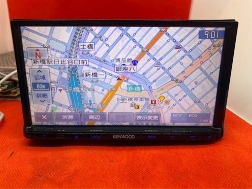 KENWOOD 上級　MDV-L502 フルセグ　2023地図　新品バックカメラ　せ14