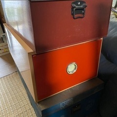 ブリキ　衣装ケース　レトロ　