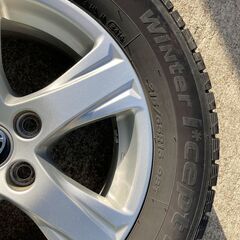 スタッドレスタイヤ　215／65R16 ホイール16インチ（ヴェルファイアにインチダウンで使用、夏：225／60R17）トヨタ純正アルミホイール4本セットの画像