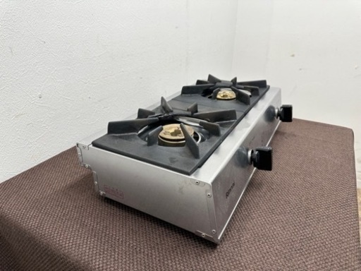 リンナイ　Rinnai　業務用　2口ガスコンロ　都市ガス　２０２１年製　厨房　飲食店　RSB-206A