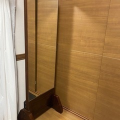 レトロ全身鏡　アンティークミラー