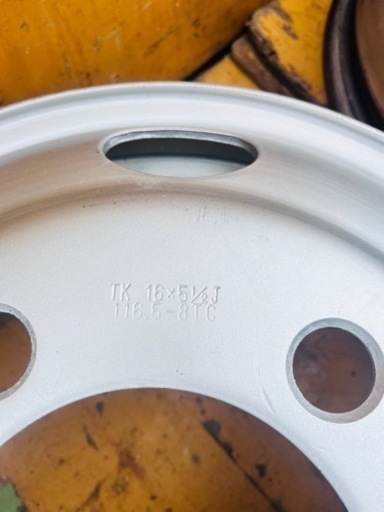 TK16×5.5J 116.5-8TC。5穴。6本セット