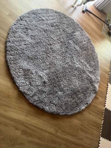 サコダカーペットラグ　美品　丸型