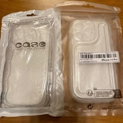 iPhone15pro ケース クリア　2個セット