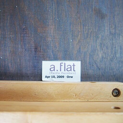 a.flat 木製 ダイニングテーブル 幅800 奥行800 高さ720mm (DA37)