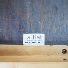 a.flat 木製 ダイニングテーブル 幅800 奥行800 高さ720mm (DA37)の画像