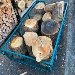 焚き火・薪に！樹種ミックスの玉切り