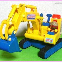 ●廃盤！入手困難★アンパンマン 電動よくばりパワーショベル★レバ...