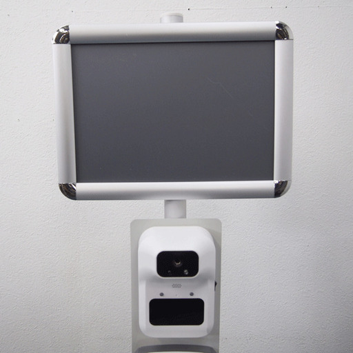【消毒用入口セット】非接触型温度計＋センサー式アルコールディスペンサー＋A4サイズPOP＋スタンド (IA60)