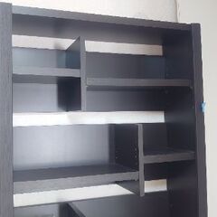 【極めて美品❗高級感❗】本棚 ◑サイズ  横85×奥行30×高さ190の画像