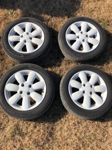 スズキ　ラパン　HE22S 純正　ホワイト　新品同様2023年製　ヨコハマタイヤ