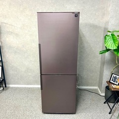 ☑︎ご成約済み? SHARP 大きめの2ドア冷蔵庫✨ 大人ブラウン☕️
