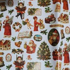 クリスマス 包装紙 シール セットで100円の画像