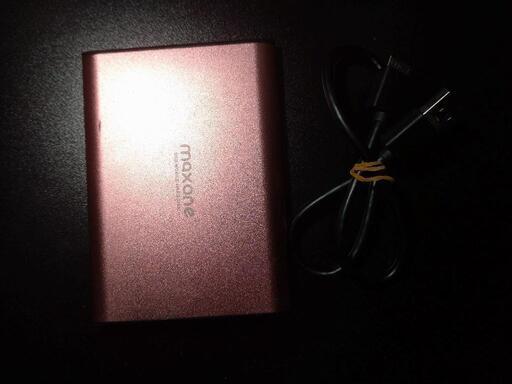 周辺機器 maxone usb mobile hard disk(300GB)