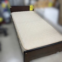 J3178 シングルベッドセット  マットレス付 ベッドマット付...