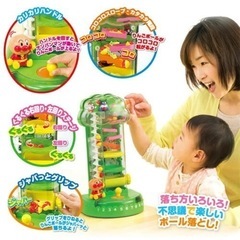 廃盤品】アンパンマン くるくるコロコロ りんごのなる木 (もる) 中頭の