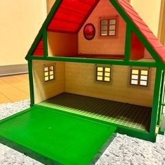 【初期版】 シルバニアファミリー  赤い屋根のおうち 