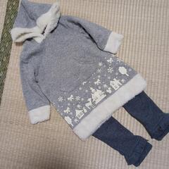 80サイズ　女の子服　冬物まとめて　200円の画像