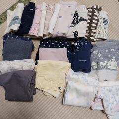 80サイズ　女の子服　冬物まとめて　200円
