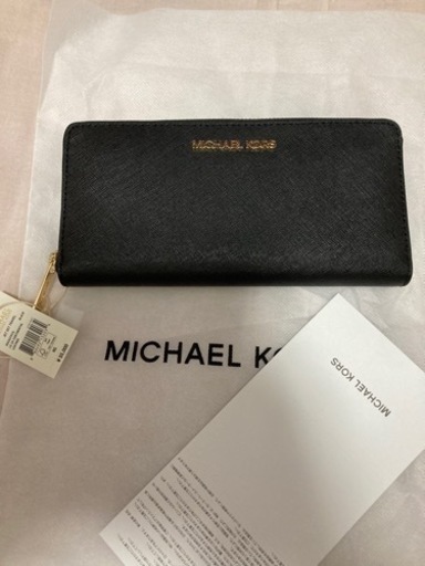 マイケルコース 35H3GTVZ3L JET SET TRAVEL 長財布　黒