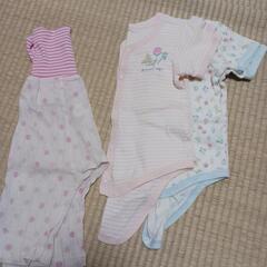 80サイズ　女の子夏用パジャマ　まとめて　100円の画像