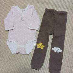 95サイズ　女の子服　冬物まとめて　200円　ミッフィー腹巻パジャマの画像