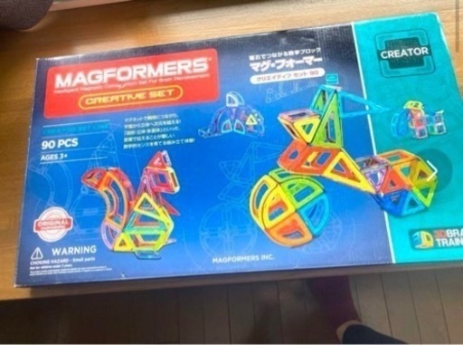 正規品】マグフォーマー クリエイティブセット90ピース＋車輪セット 美