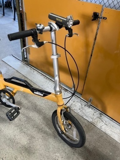 折畳自転車　OUTRUNK 黄色　名古屋発
