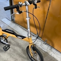 折畳自転車　OUTRUNK 黄色　名古屋発 折畳自転車 OUTRUNK 黄色 名古屋発