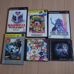 【取引中】☆PlayStation2本体＋メモリーカード＋ソフト6本セット☆の画像