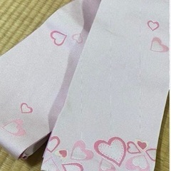 可愛いピンクの帯！ ハート✖️リボン  着物  浴衣  の画像