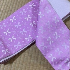 可愛いピンクの帯！ ハート✖️リボン  着物  浴衣  の画像