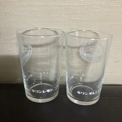 昭和レトロ KIRIN BEER グラス コップ キリンビール 2個セットの画像