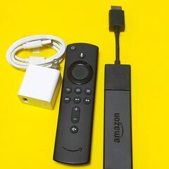 中古 FireHD10（2017、第７世代、付属品あり）＋FireTV（世代不明）の画像