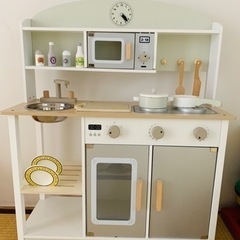 【美品】おままごとキッチン➕木製野菜セット