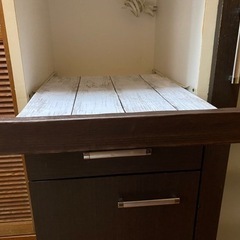 食器棚　コンセント付き　値下げしましたの画像